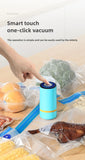 Electric Air Pump for Vacuum Bags Portable USB Mini Vacuum Sealer Rechargeable Food Vacuum Packaging Sealing Machine for Home