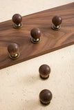 The Furniture Is Made Of Antique Walnut Wood With Solid Brass Small Handles Wardrobe Handles Kitchen Drawers Single-Hole Knobs