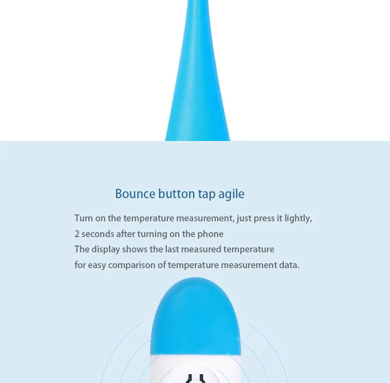 Special anal temperature measurement for farms veterinary soft head  Mercury-free and bendable electronic Medical thermometer