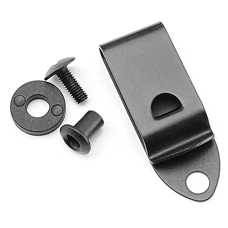 Stainless Steel Kydex Waist Clip Universal Knife Scabbard Waist Clip K Sheath Carrying Clip Kydex K Clip Belt Clip