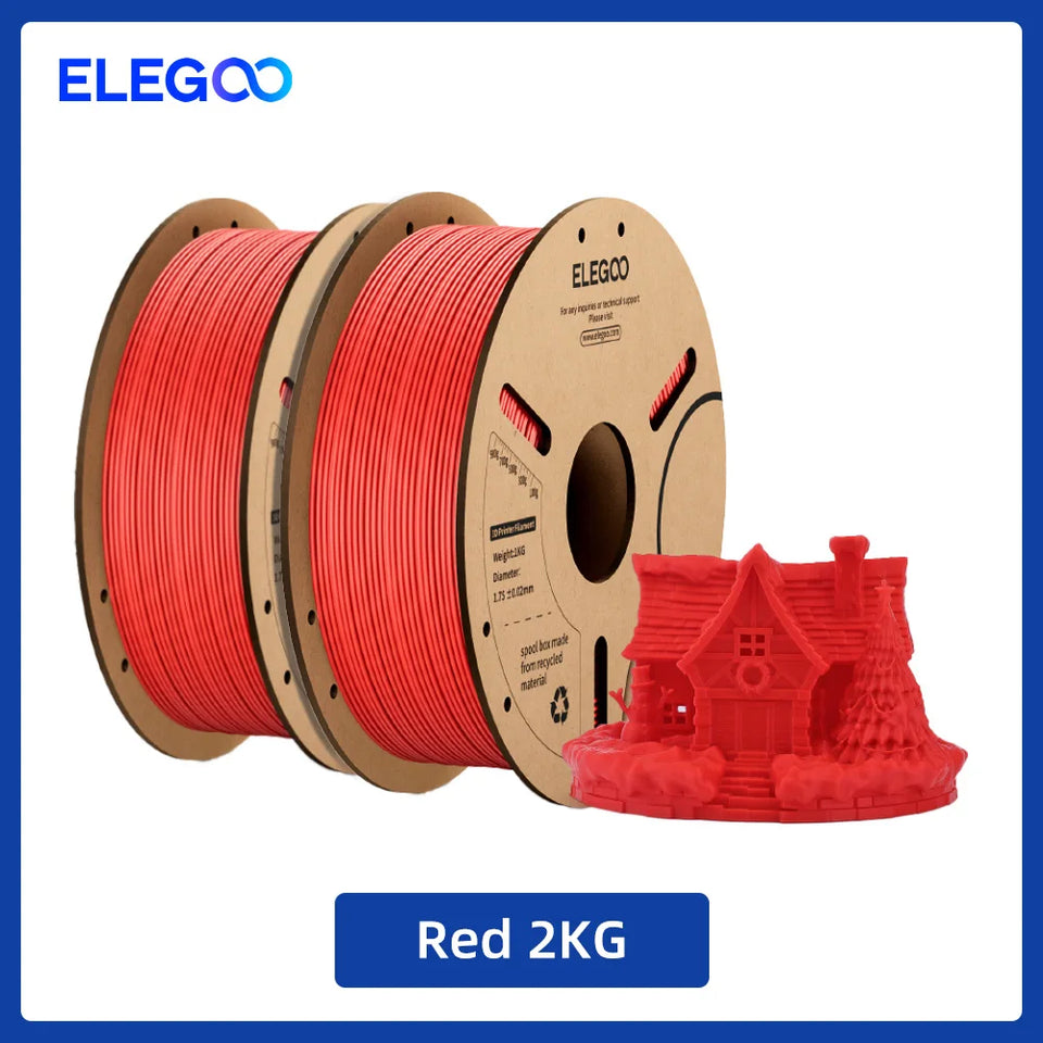 ELEGOO PLA Filament 10KG 1.75mm Plastic 3D PLA for 3D Printer Filament for FDM 3D Printer Elegoo
