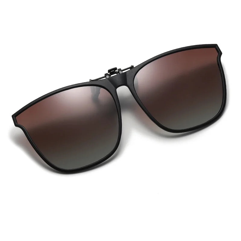 Fashionable Polarized Myopia Glasses Clip Driver's Goggles Night Vision Glasses Outdoor Sunshade And UV Resistant Sunglasses
