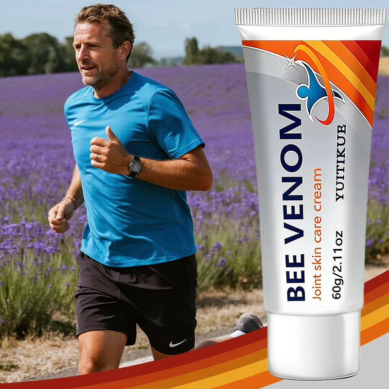 YUITIKUE Bee Venom Joint Skin Care Cream Moisturize Relieve Dryness Stiffness Silky Smooth Non-Sticky Easy Absorb