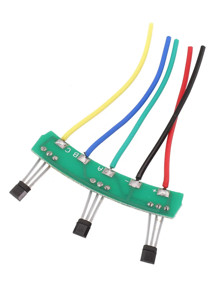 Electric Bike Motor Hall Sensor Kit - 1pc 3144/3413 Hall Part With PCB Board & Cable For 2-Wheel Electric Vehicles