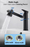 Basin Faucet Modern Bathroom Mixer Tap Black/chrome Wash basin Faucet Single Handle Hot and Cold Waterfall Faucet