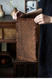Tea mat, pure handmade plant table runner, pure cotton, thick coarse dry soaking, retro wabi-sabi tea ceremony accessories