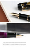 MAJOHN M600S Resin Pen 35 # Gold Plated Daming Tip Universal Type Student Adult Writing Practice Gift Ink Pen