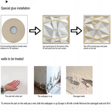10pcs 30x30cm 3D Art Wall Panel background wall decoration exterior 3D wallpaper suitable for room bathroom ceiling hotel office