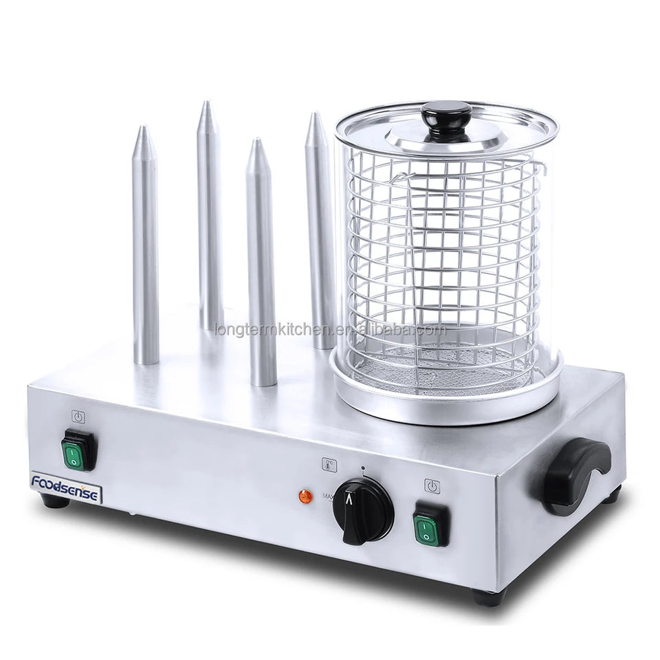 Popular Stainless Steel Electric Commercial Food Hog Dog Steamer Machine of Catering Equipment
