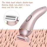 Surker Electric Bikini Trimer Shaver Women: 2 in 1 IPX7 Waterproof Wet & Dry Use Body Hair Trimmer and Facial Hair Remover