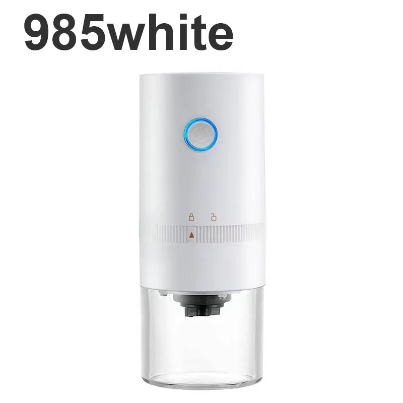 Portable Electric Coffee Grinder with USB Charging Adjustable Ceramic Grinding Core Long Endurance for Outdoor Travel