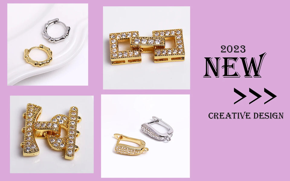 18k Gold Plated Spacer Beads For Bracelet Making,Separators For Beads,Jewelry Fittings,DIY Jewellery Making Supplies Wholesale