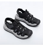 Summer Men's Sandals Beach Shoes Handmade Breathable Design Wading Casual Beach Shoes Lightweight Soft Bottom Outdoor Sandals