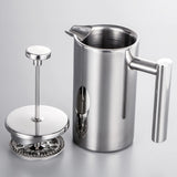 350ml/800ml/1000ml French Press Coffee Maker Stainless Steel Double Walled Insulated Coffee Maker Pot coffee maker coffee pot
