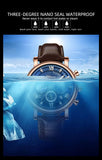 CHENXI Watches Luxury Men Waterproof Star Luminous Watch For Man High Quality Quartz Chronograph Leather Wristwatches Clock Male