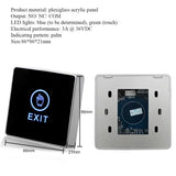 Access Button Door Exit Push Switch Touch Release Gate Opener Door Access Control System Entry Open Touch
