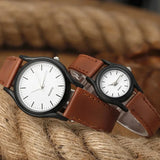 Classic Lovers Watches Men Women Casual Leather Strap Quartz Men's and Women's Pair Quartz Watch Gift High Quality