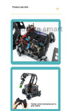 4 Dof Robotic Arm with 4WD Car Omni Wheel Obstacle Avoidance Motor Servo RC Car for Arduino Robot DIY Kit Ps2 Programmable Robot