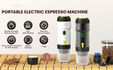 New 60ml Electric Wireless Heating Coffee Machine Fit for Coffee Capsule Powder Travel Coffee Maker for Car Home Camping Travel