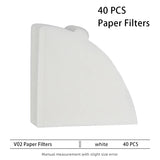 Clearance_100Pcs/pack coffee filter paper disposable filter paper drip coffee powder filter bag barista tool_Continuous updates