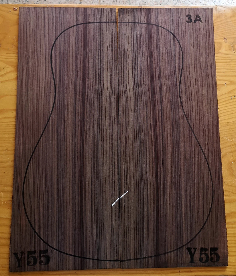 AAA Grade India Rose guitar back/side board All-Solid acoustic Guitar making material accessories Solid Woods Number selection