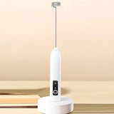 hot Electric Milk Frother Portable Egg Beater Hand Held Coffee Whisk Foam Mixer Rechargeable Kitchen Household Milk Foamer