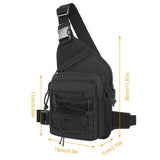 Concealed Carry Bag Tactical Crossbody Sling Backpack Shoulder Gun Holster Bag Chest Pack EDC Pouch Pistol Holster Bag Hunting