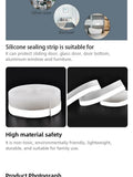 5m Door And Window Seal Rubber Door Seam Soundproof And Windproof Sticker Self Adhesive Door Windscreen Sealing Tape