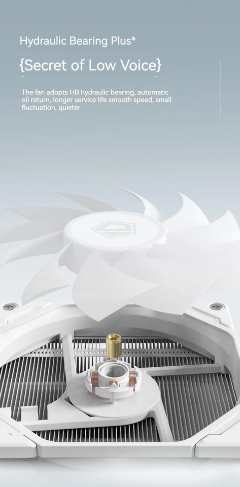 ID-COOLING IS-47 XT 4 HeatPipes CPU Processor Air Cooler 92mm PWM Cooling Fan ITX Radiator for Intel LAG1700/1200/115X AM4/AM5