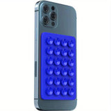 Silicone Suction Phone Holder Mat Multi-functional Suction Cup Phone Stand Square Anti-Slip Single-Sided Case Mount Back Sticker