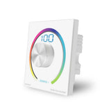 LED Light Strip Wallmount Glass Pannel Touch PWM Controller Dimmer CCT RGB 12V 24V 6A/CH Home Commercial 0-100% Smooth Dimming