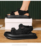 Summer Trendy Beach Sandals Casual Slip on Slippers, Lightweight Breathable Non Slip Soft Sole for Daily Casual Walking