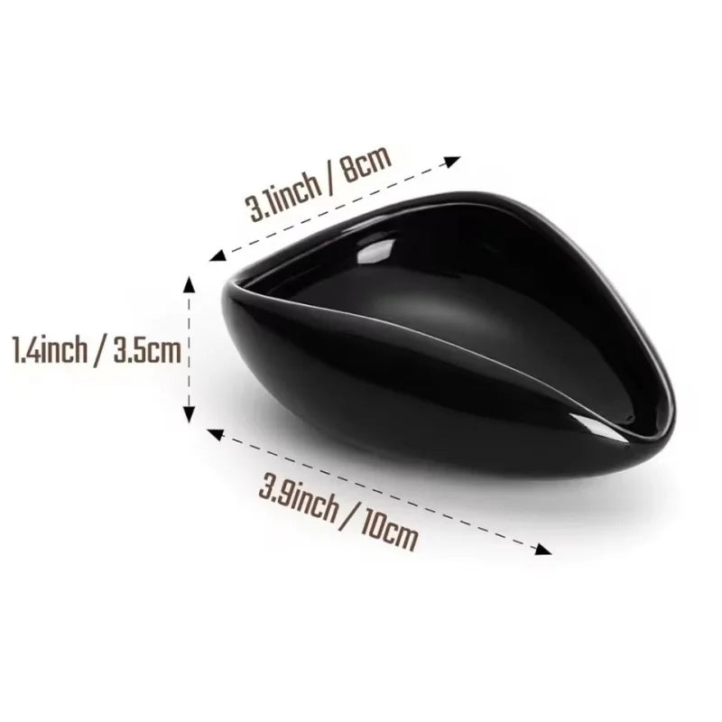 Coffee Bean Dosing Cup Ceramic Dosing Vessel Measuring Tray Kit for Coffee or Tea, Espresso Accessories