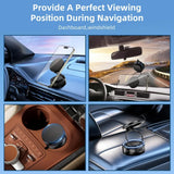Vacuum Magnetic Phone Holder Adjustable Suction Phone Mount 2025 Upgraded Phone Stand for All Smartphones & Vehicles/Gym/Mirror