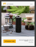 Coffee Grinder Manual 7 /5 Core Bean Coffee Grinder Espresso Portable External Adjustable Household Turkish Coffee Grinder