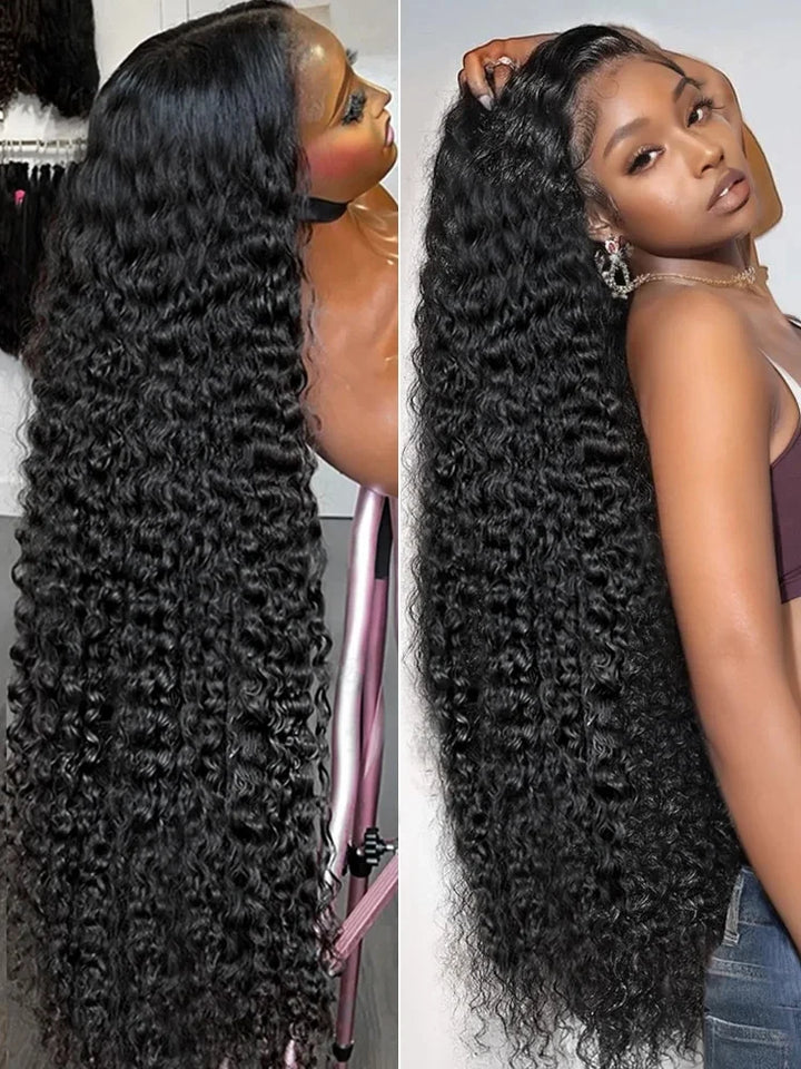 42 Inch Wear And Go Glueless Wig For Beginners Wigs Deep Wave Glueless Wigs Human Hair Pre Plucked New Upgraded No Glue 13x4 HD