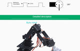 Robotic Arm Kit 6 Dof Programming Robotic Arm DIY kit for Arduino Raspberry Pi Robot For UNO/ESP32 Open Source Code and Tutorial