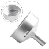 Aluminium Moka Funnel Filter Replacement For Espresso Coffee 1/2/3/6/9/12 Cups Suits Most Moka Percolators Coffee Tools