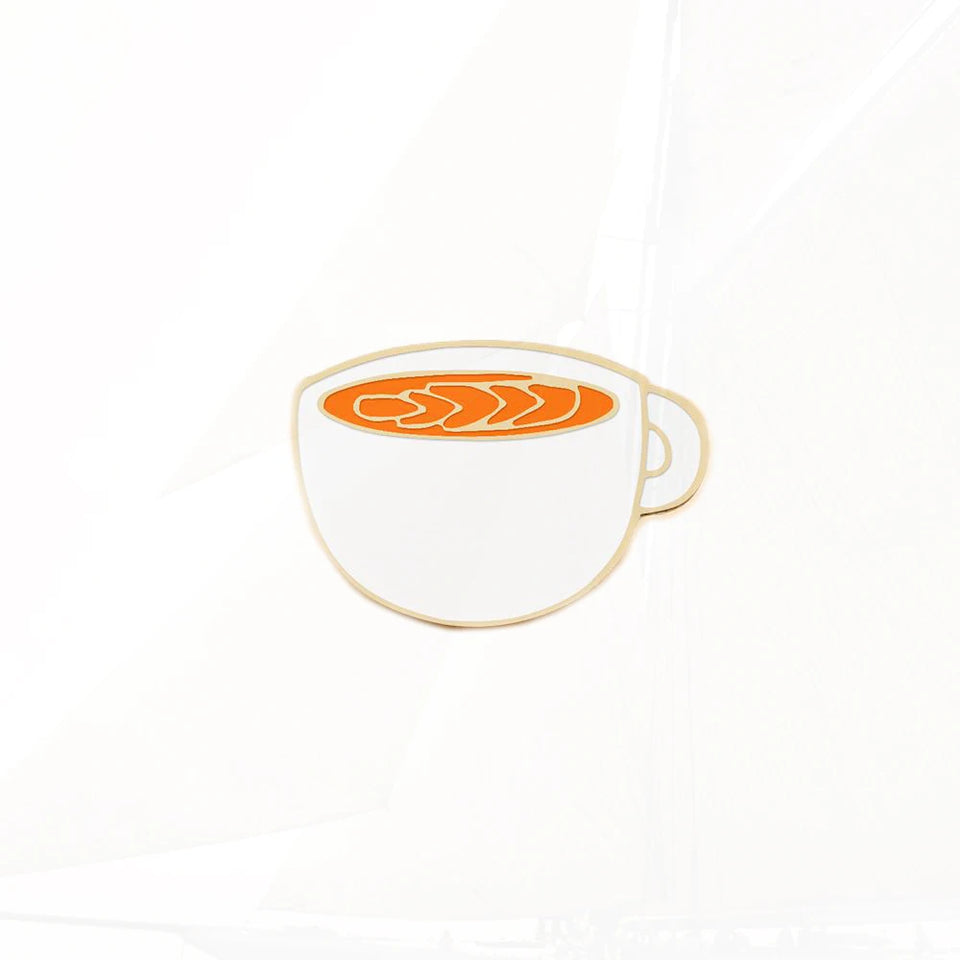 for Barista Vintage Rose Tea Latte Americano Pines Coffee Machine Mini Coffee Bean Badge Jewelry Coffee Collection Enamel Pins