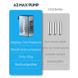 150 PSl Bike Air Electric Pump CYCLAMI A3 MAX Real-time Data Display Portable Pocket Auto MINI Tire Inflator For Bicycle Car