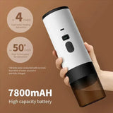Wireless Electric Portable Espresso Coffee Machine High-capacity For Car & Home Camping Coffee Maker Capsule Powder Travel New