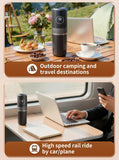 3-in-1 Capsule Coffee Maker Portable Espresso Coffee Machine for Car & Home Camping Coffee Maker Type-c Rechargeable Automatic