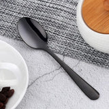 8 Colors Tea Spoons Stainless Steel Coffee Spoon High Quality Dessert Cake Fruit Spoons Gold Small Snack Scoop Dinnerware Tools