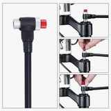 ThinkRider Portable High-pressure 300psi Bike Air Pump with Gauge for Fork & Rear Suspension Shock Absorber Mountain