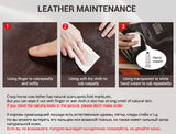 Fashion Crazy Horse Leather Men's Messenger Bag Flap Large Capacity Crossbody Bag Top Quality Shoulder Bag Sling Bag Tote