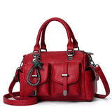 Luxury Brand Designer Women'S Handbag Fashionable Soft Leather Shoulder Bag Large Capacity Crossbody Bag Classic Retro Tote Bag