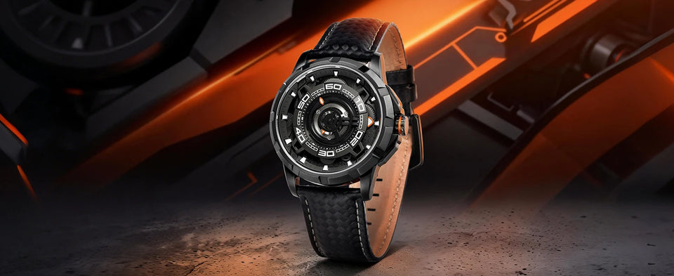 BERNY Automatic Men's Skeleton Watch 5ATM Luminous Sapphire Exhibition 3D Dial 316L Steel MIYOTA 82S0 Mechanical Watches for Men