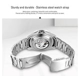2024WINNER Original Colored Diamonds Mechanical Waterproof Men's Watch Automatic Movement Stainless Steel Luxury Watches