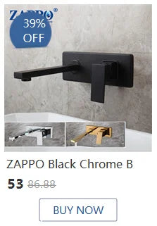 ZAPPO Bathtub Faucet Vintage Telephone Style with Dual Handles Deck mounted bathtub Faucet set Hot and Cold Water Mixer Tap