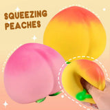 Peach stress-relieving toys – Slow Rising Stress Relief for Kids & Adults, Squeeze Anti-Anxiety Sensory Fidget Toy